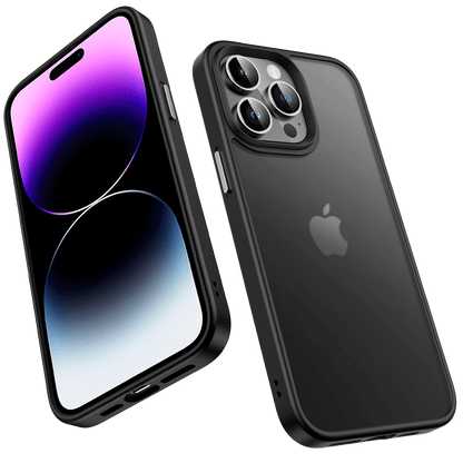 Elegant Frosted Black Case for iPhone 13 Pro Max